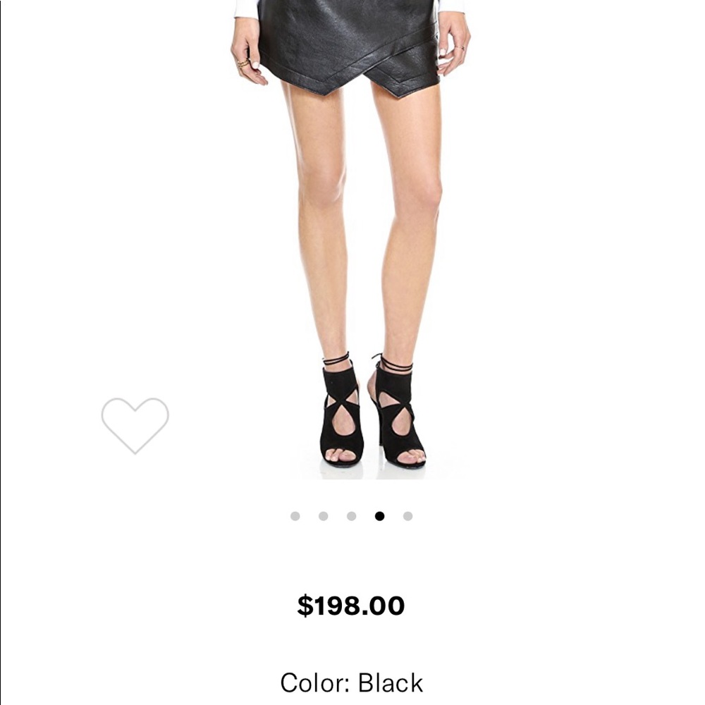 BCBG Owen Black Envelope Skirt - Picture 4 of 4